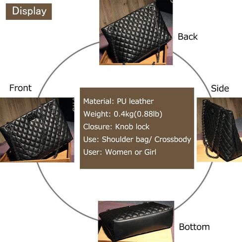 حقيبة كتف للنساء حقيبة يد جلدية ترقية الموضة مع سلسلة حزام in Kuwait
