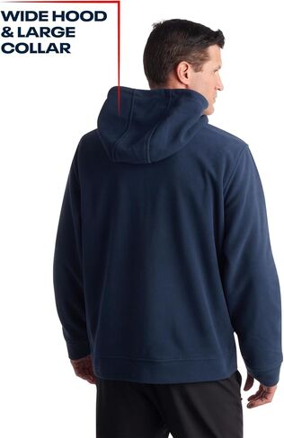 Reebok Mens Fleece Jacket - Lightweight Polar Fleece Zip Up Winter Jackets for Men - Gym Workout Running Outdoor Mens Jacket in Saudi Arabia