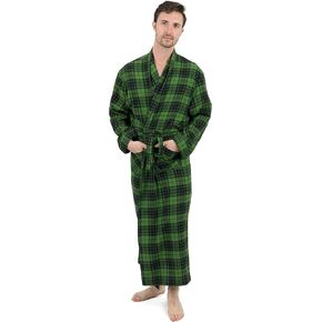 Leveret Mens Flannel Robe Christmas Robe (Size Small-XXX-Large) in Kuwait