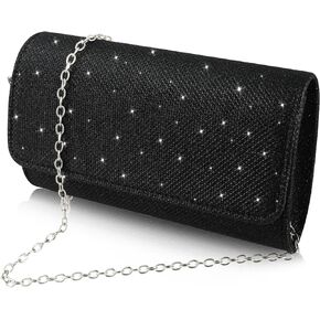 Giantree Evening Bag Clutch Purses for Women, Shiny Handbags with Detachable Chains for Parties Wedding Prom Banquets in Saudi Arabia