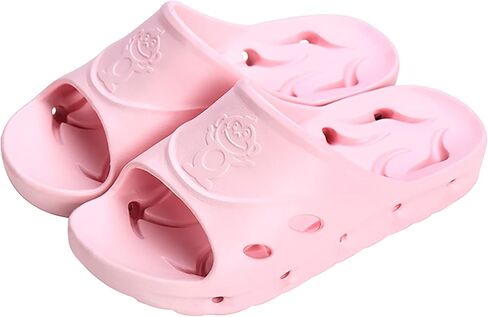 صندل استحمام للأولاد والبنات من BAI HOU، صنادل للأطفال، أحذية مائية، شباشب جانبية للشاطئ/حمام السباحة، مع فتحات تصريف، شباشب حمام مضادة للانزلاق، نعل ناعم، شباشب منزل مفتوحة من الأمام، منصة EVA in Kuwait