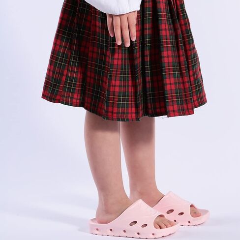 صندل استحمام للأولاد والبنات من BAI HOU، صنادل للأطفال، أحذية مائية، شباشب جانبية للشاطئ/حمام السباحة، مع فتحات تصريف، شباشب حمام مضادة للانزلاق، نعل ناعم، شباشب منزل مفتوحة من الأمام، منصة EVA in Kuwait