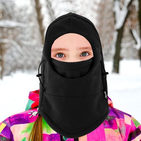 Kids Balaclava Ski Mask Heavyweight Fleece Face Cover Warmer for Cold Weather Windproof Winter Hat Balaclava for Boys Girls in Kuwait
