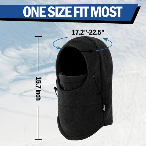 Kids Balaclava Ski Mask Heavyweight Fleece Face Cover Warmer for Cold Weather Windproof Winter Hat Balaclava for Boys Girls in Kuwait