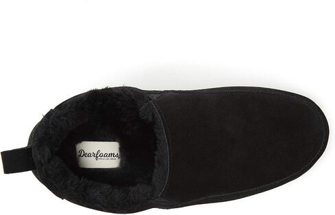 Dearfoams Men's Suede Closed Back Slipper in Saudi Arabia