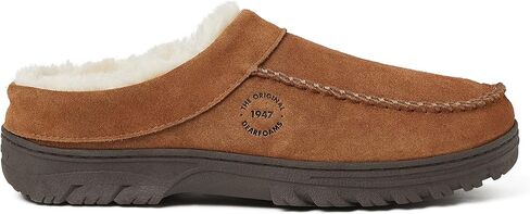 Dearfoams Men's Reed Genuine Suede Clog in Saudi Arabia