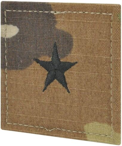 MEDALS OF AMERICA EST. 1976 Army Brigadier General Rank OCP/Scorpion with Hook and Loop, Red, One size in Saudi Arabia