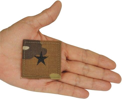 MEDALS OF AMERICA EST. 1976 Army Brigadier General Rank OCP/Scorpion with Hook and Loop, Red, One size in Saudi Arabia