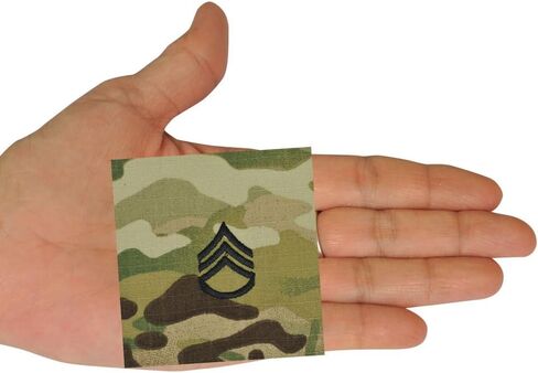 U.S. Army Staff Sergeant Rank OCP Sew On in Saudi Arabia