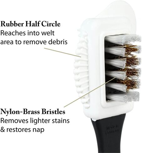FootFitter Suede and Nubuck Leather Cleaner Brush- 4 Way Cleaner Tool for Shoes and Boots in Kuwait