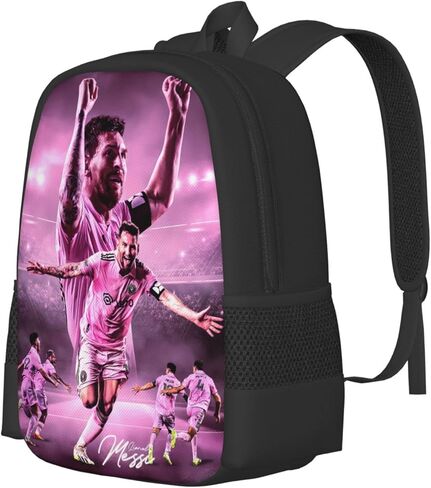 BUSOTH حقيبة ظهر للاعب كرة القدم، حقيبة ظهر عصرية مطبوعة ثلاثية الأبعاد مقاس 16.5 بوصة، حقيبة ظهر كاجوال مبتكرة للكمبيوتر المحمول للنساء والرجال in Kuwait