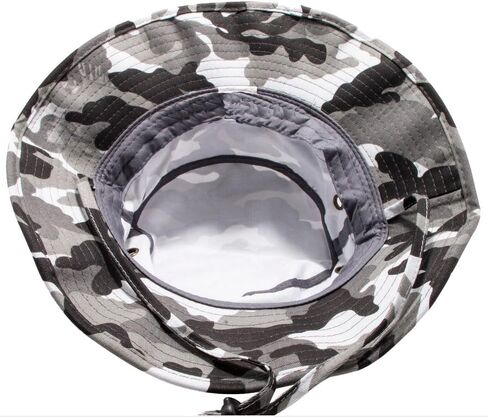 قبعة صيد كامو بوني مع علم أمريكي من الجلد الطبيعي. 5 ألوان in Kuwait