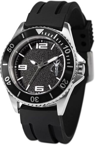 Star Wars The Mandalorian Adult Honors Diver Bezel Analog Quartz Strap Watch in Saudi Arabia
