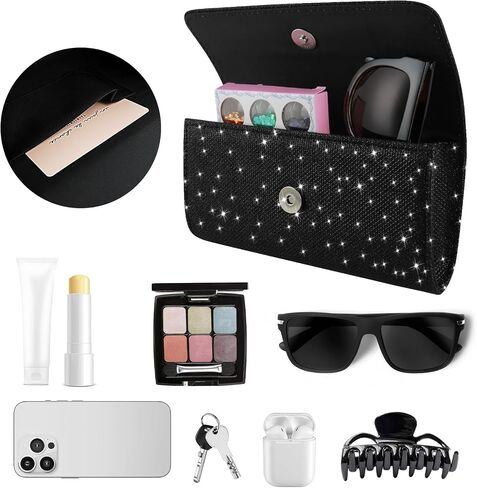 Giantree Evening Bag Clutch Purses for Women, Shiny Handbags with Detachable Chains for Parties Wedding Prom Banquets in Saudi Arabia