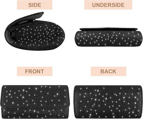 Giantree Evening Bag Clutch Purses for Women, Shiny Handbags with Detachable Chains for Parties Wedding Prom Banquets in Saudi Arabia