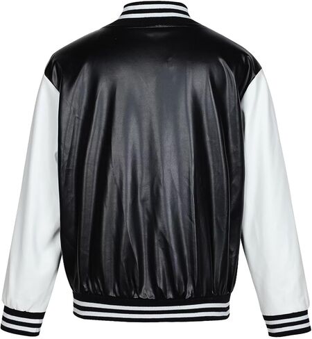 سترة بيسبول من جلد البولي يوريثان للأطفال من بيبي هيلثي سترة بيسبول رياضية كاجوال للشباب من 2 إلى 13 سنة in Kuwait