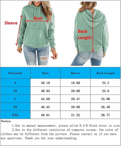 ORANDESIGNE Women's Casual Color Block/Solid Hoodies Long Sleeve Pullover Tops Loose Lightweight Sweatshirt with Pocket in Saudi Arabia