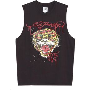 تي شيرت إد هاردي الكلاسيكي للرجال بدون أكمام in Kuwait