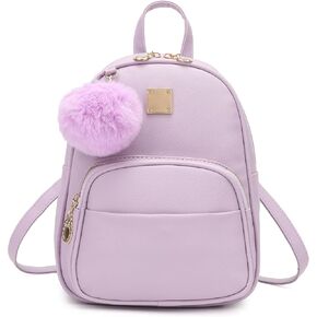 حقيبة ظهر صغيرة الحجم من BESYIGA محفظة من الجلد النباتي وجيوب متعددة بسحاب وحقيبة ظهر صغيرة لطيفة باللون الأبيض in Kuwait