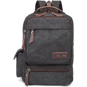 حقيبة ظهر من القماش من باجوايز للنساء والرجال، حقيبة ظهر كلاسيكية مقاومة للماء in Kuwait