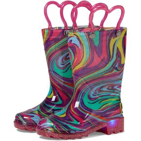 Western Chief Kids Unisex-Child Lighted Rain Boots (Toddler/Little Kid)