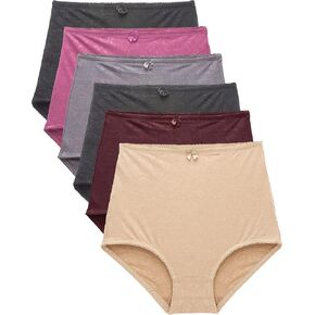 ملابس داخلية نسائية B2BODY، سراويل داخلية عالية الخصر للتحكم في البطن، مقاس صغير إلى كبير، ألوان متنوعة، عبوة متعددة in Kuwait