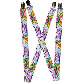 Buckle-Down Unisex-Adult's Suspender-Unicorns, Multicolor, One Size in Saudi Arabia