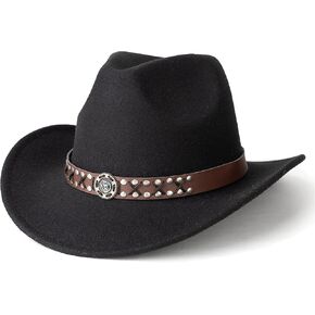 قبعة رعاة البقر الغربية وراعية البقر النسائية من Lisianthus ذات حافة واسعة in Kuwait