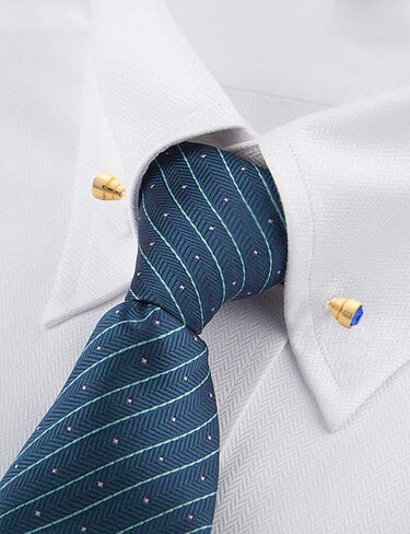 8 قطعة الرجال كريستال طوق بار ربطة العنق المشبك التلبيب عصا بروش قميص طوق البقاء بار Cravat التعادل دبوس مسمار شريط كليب الفضة الذهب الأسود روز in Kuwait
