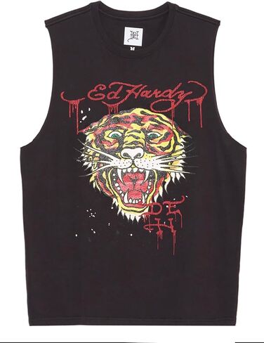 تي شيرت إد هاردي الكلاسيكي للرجال بدون أكمام in Kuwait