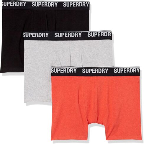 Superdry Men's Boxer Multi Triple Pack in Kuwait