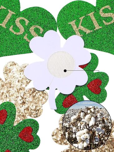 12 Pairs St. Patrick's Day Nipple Covers Pasties Green Shamrock Nipple Covers Disposable Pasties Self Adhesive Irish Glitter Pasties Invisible Holiday Festival Nipple Cover for Women Girls in Saudi Arabia