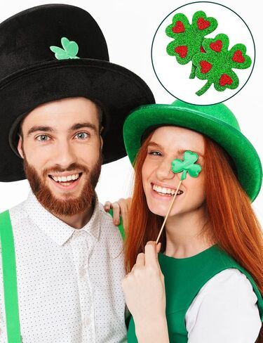 12 Pairs St. Patrick's Day Nipple Covers Pasties Green Shamrock Nipple Covers Disposable Pasties Self Adhesive Irish Glitter Pasties Invisible Holiday Festival Nipple Cover for Women Girls in Saudi Arabia
