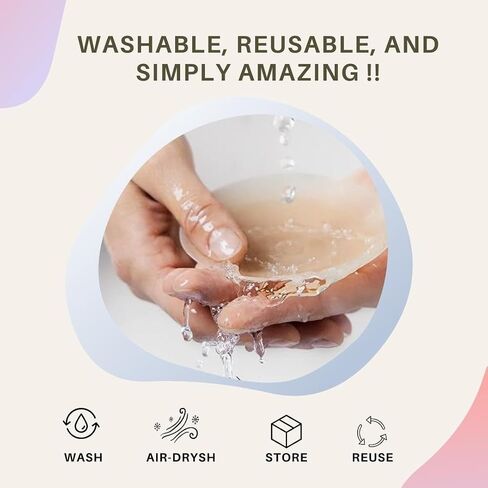 2 Pairs of reusable silicone nipple coverings - ultra-thin non-glue adhesive and backless bra sticky push-up boobs nipple cover-up pasties & petals for women in Saudi Arabia