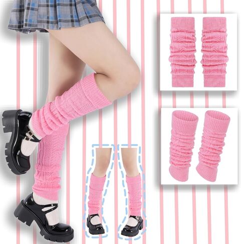 Zando Y2k Leg Warmers for Women Leg Warmers Y2k Leg Warmers 80s Kawaii Leg Warmers Cute Leg Warmers Goth Accessories in Kuwait