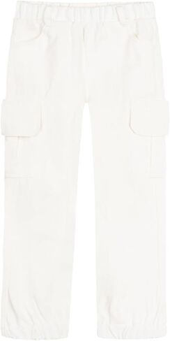 Mud Kingdom Boys Cargo Joggers Pant Elastic Waist with Hoop Pull On Outdoor Woven with Pockets in Saudi Arabia