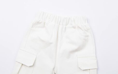 Mud Kingdom Boys Cargo Joggers Pant Elastic Waist with Hoop Pull On Outdoor Woven with Pockets in Saudi Arabia