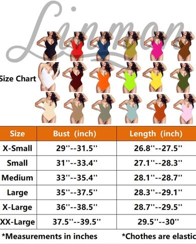 LINMON Women's Spaghetti Strap Bodysuit Tops Deep V Neck Sleeveless Open Back Camisoles Jumpsuit Leotard in Saudi Arabia