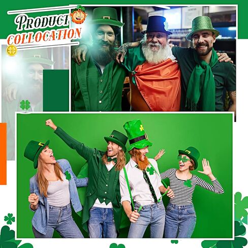 عيد القديس باتريك زي الكبار الرجال الجني ازياء القوطية خمر Steampunk الذيل مع قبعة الجني ربطة القوس فيونكة in Kuwait