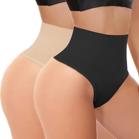 YOIISOPW Tummy Control Thong Shapewear High Waist Body Shaper for Women Seamless Panties Girdle Shaping Underwear in Kuwait