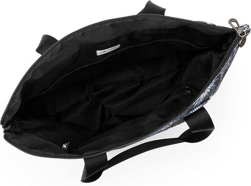 Sakroots Fairfax Tote in EcoTwill, Double Shoulder Straps, Midnight Seascape in Saudi Arabia