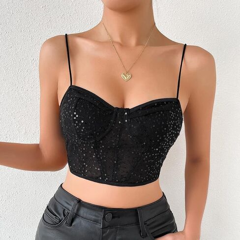 المرأة الأزهار الدانتيل كامي المحاصيل الأعلى السباغيتي حزام شير شبكة مشد بوستير قمم Bralette in Kuwait
