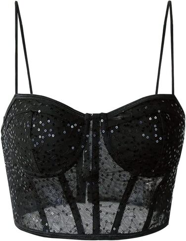 المرأة الأزهار الدانتيل كامي المحاصيل الأعلى السباغيتي حزام شير شبكة مشد بوستير قمم Bralette in Kuwait