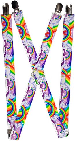 Buckle-Down Unisex-Adult's Suspender-Unicorns, Multicolor, One Size in Saudi Arabia
