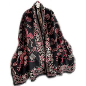 Womens Winter Fashion Large Soft Cashmere Feel Pashmina Shawls Wraps Scarf in Kuwait