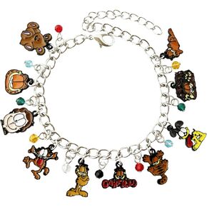 JDHFJFH Garfeld سحر سوار معدني هدايا أنيمي سلسلة ساحرة للأولاد والبنات والنساء in Kuwait