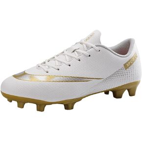YDVXBE Men's Football Cleats Soccer Shoes Youth Athletic FG Football Shoes Spike Adult Sneaker for Outdoor/Competition/Training