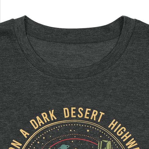 Adventure Shirts Women Retro Desert Highway T-Shirt Funny Nature Graphic Tee Casual Cotton Short Sleeve O-Neck Tee Tops in Saudi Arabia