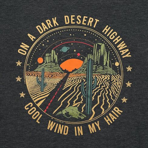 Adventure Shirts Women Retro Desert Highway T-Shirt Funny Nature Graphic Tee Casual Cotton Short Sleeve O-Neck Tee Tops in Saudi Arabia
