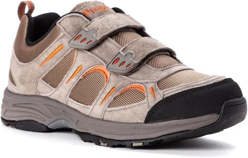 Propet Mens Connelly Strap Slip On Sneakers Shoes Casual - Grey in Saudi Arabia